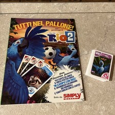 Rio 2 Tutti Nel Pallone Album SIMPLY Market con 14 Card Mancanti + doppioni