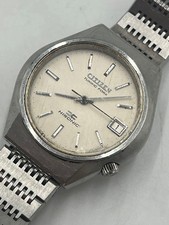 Orologio Junk CITIZEN HiSonic Tuning Fork Medaglione Oro Non Funzionante Per Ricambi