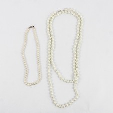 Lotto Di 2 Collane In Perle