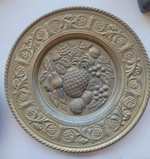 Vintage Large REPOUSSE BRASS
