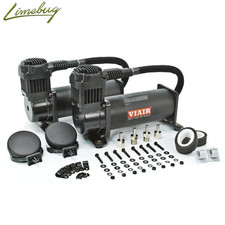 Viair Kit Compressore Aria Doppio 444C Nero (200PSI) 12V Twin Stealth