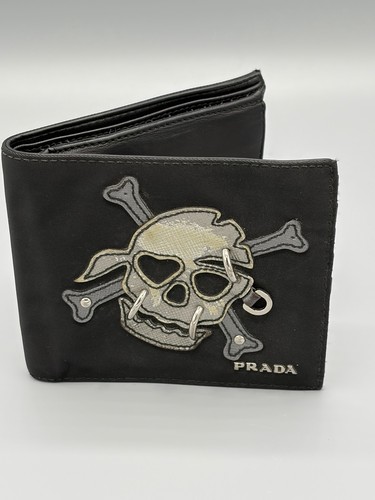 Prada tessuto teschio logo - tessuto,