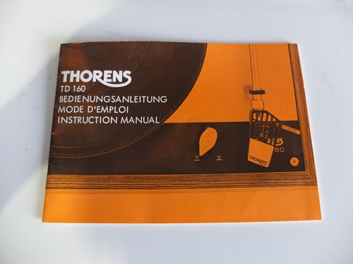 Thorens 160 manuale - 160,