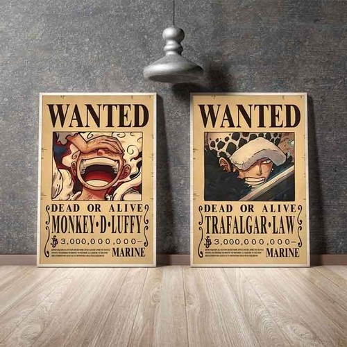 One piece taglie wanted luffy - piece,