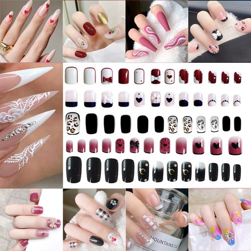 Punte nail art finte - nail, 24pz
