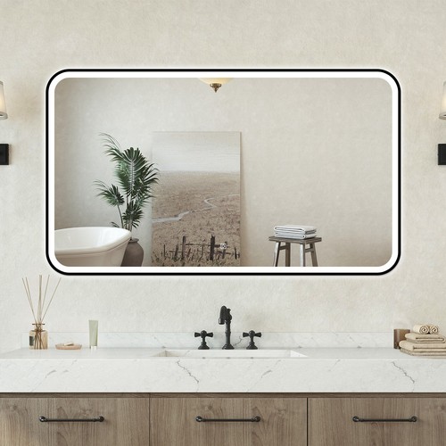 Specchio bagno rettangolare - specchio,