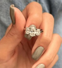 Anello in oro bianco 14 kt con