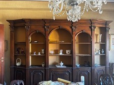 Libreria classica, in noce con
