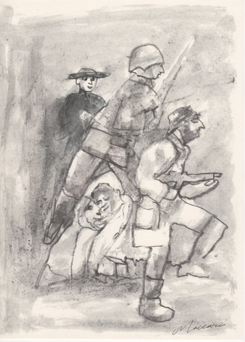 Mino maccari illustrazione - -,