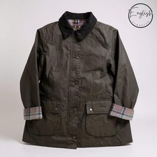 Barbour Beadnell Giacca di Cera Donna UK 16 Nero 