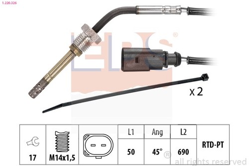Sensore temperatura gas - temperatura,