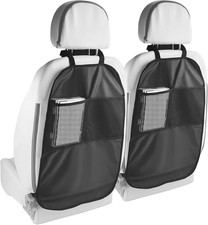 Proteggi Sedile Auto Bambini Posteriore, 2 Pezzi 44 Cm × 66 Cm, Nero O Grigio, A