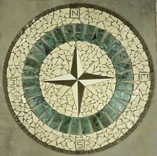 ANTICA ROMA ROSONE MOSAICO ANTICATO interni - esterni diam. 90 cm COD. RUD LXX