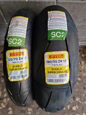 Coppia 120/70 ZR17 58W 180/55 ZR17 73W PIRELLI DIABLO SUPERCORSA V2 SC2 DOT25/24