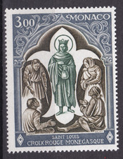 FRANCOBOLLO 1970 MONACO CROCE