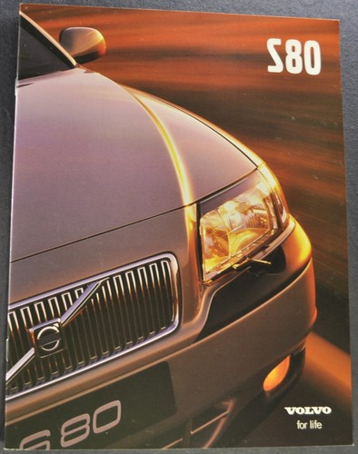 Brochure catalogo volvo s80 - brochure,