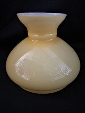 Ricambio Paralume Vetro Giallo Lampada Lume petrolio Lampadario D,Attacco11,7 Cm