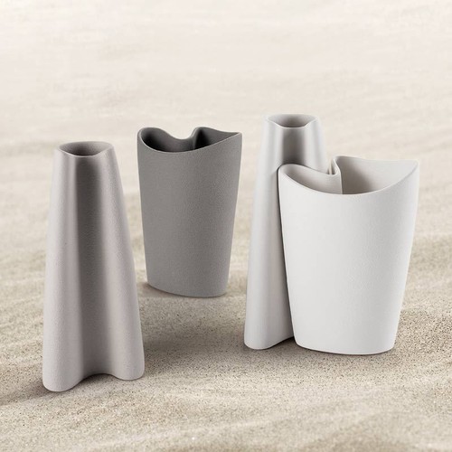 Vaso ondulato alto arredo in - arredo,