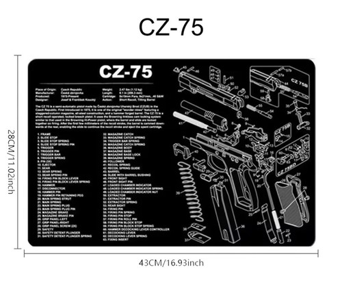 Tappetino per pulizia - cz-75,