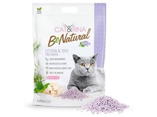 Cat&Rina - BeNatural, Lettiera Gatti al Tofu, Profumo Lavanda, 5.5L