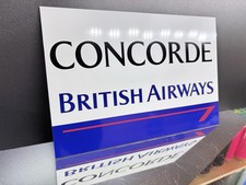 Concorde British Airways Sign