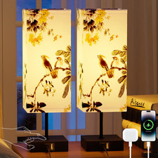 2 Pezzi Lampada Da Comodino