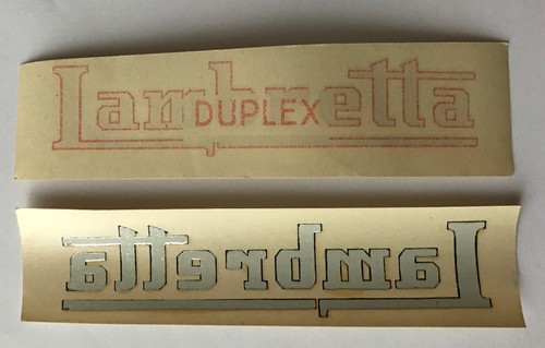 Coppia scritte lambretta - coppia,