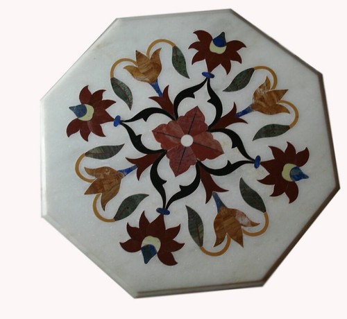 Tavolo inlay marmo - tavolo,
