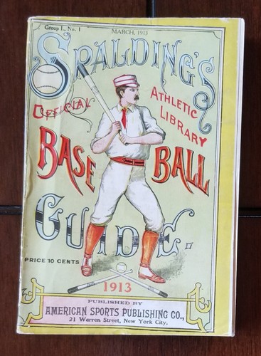 Guida ufficiale baseball - guida, 1913
