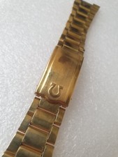 RARE Bracciale Omega vintage gold plaque per orologo da polso