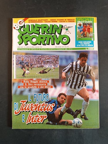 Rivista guerin sportivo 1992 - guerin,