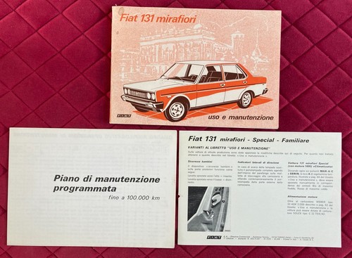 Fiat 131 mirafiori uso - fiat, e