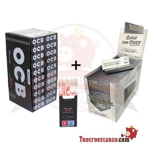 Cartine rizla argento corte - cartine,