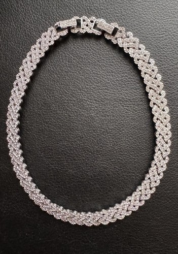 Collana con diamanti swarovski - collana,