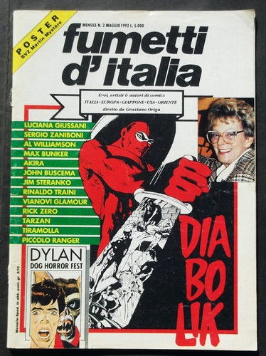 Fumetti italia 2 1992 - d'italia,