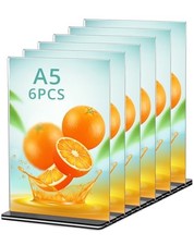 QWORK® 6 Pezzi Porta Menu da