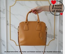 Prada · Borsa Bag · Ocra Yellow · Saffiano Lux Leather · Bauletto arancione oro