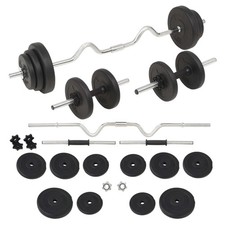 Set Bilanciere e Manubri da 30