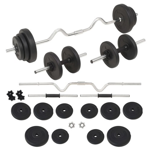 Set bilanciere manubri - e,