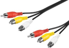 Cavo RCA 1,5 m 3 x connettori