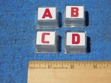 Wurlitzer 1700 1800 Selettore Pulsanti Lettere A-B-C-D