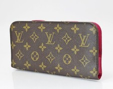 Portafoglio lungo originale LOUIS VUITTON Insolite monogramma cerniera portam...