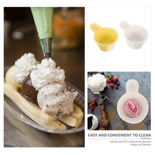 Ciotole da dessert in ceramica con manico rotondo da 2 pezzi Adorabili