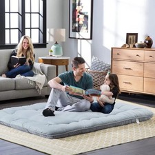 Futon Materasso Ispessimento Tappetino per Sonno per Adulti - Adatto per Campeggio, Viaggio su Strada...