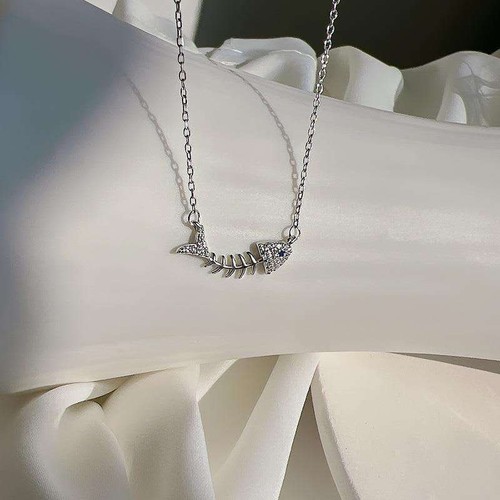 Collana argento 925 scheletro - 925,