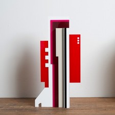 GIO SCHIANO SCULPTURE no zaha hadid sottsass memphis milano victor vasarely