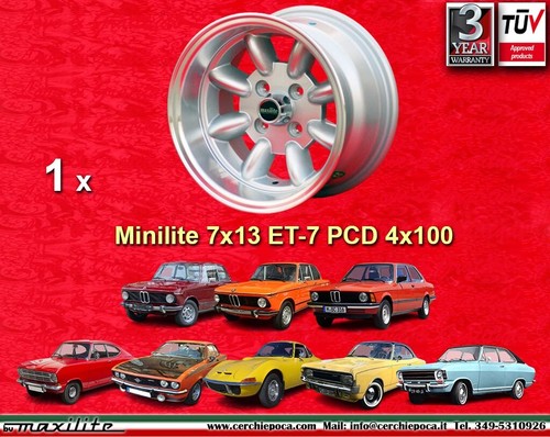 Cerchio bmw opel minilite - 1,