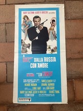 locandina originale usata film ‘007 Dalla Russia con amore