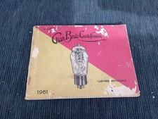1961 Listino Valvole GBC Gian