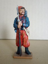 Curioso Soldatino di piombo Zouave 1 Regt. De marche 1914 Del Prado Collection